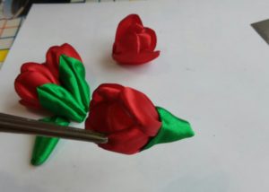 как сделать тюльпаны канзаши своими руками мк мастер класс
